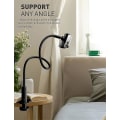 Pikkukuva 2 / 4: Lazy Bracket taipuisa varsi tabletit ja matkapuhelinteline Carbon steel Black