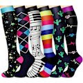 Pikkukuva 1 / 5: Kompressiosukat naisille ja miehille Circulation 6 paria set7 L XL