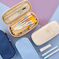 Pikkukuva 4 / 5: Macaroon Color Canvas Case , vetoketjulla suljettava paperitavara