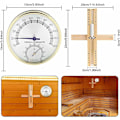 Miniatyrbillede 2 af 5: Sauna termometre Hygrometre og timeglas, 15 minutters timer 2 i 1 saunarum termometer hygrometer,