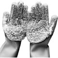 Miniatyrbild 1 av 5: Rengöringssvamphandskar, Diskhandskar, Återanvändbar rengöringsborste av silikon Värmebeständiga skurhandskar för hushållsarbete, köksrengöring, badrum, ba Grey