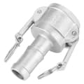 Miniatyrbillede 5 af 8: Rustfrit stål type C Camlock adapterkobling - DN20 G3/4, hunende x hanstuds