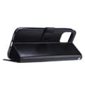 Miniatyrbillede 5 af 8: [HT]iPhone 12 Pro Max Pung Etui Sort Læder Etui sort black
