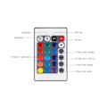 Miniatyrbilde 3 av 5: LED fargerik lysstripe USB fargebakgrunnslysstripe (3 meter + kontroller + 24 taster fjernkontroll)