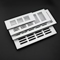 Miniatyrbillede 3 af 5: Aluminiumslegering åndbart mesh, rektangulært åndbart mesh til skabe og skabe, møbelhardware ventilationsnet (50X350 mm),