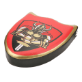 Pikkukuva 2 / 5: Lasten Knight Shield Taekwondo Training Fighting Shield (punainen)