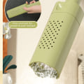 Miniatyrbillede 7 af 8: Mini foldbar squeeze moppe husholdnings holdbart gulvrengøringsværktøj til køkken soveværelse Green A Mop
