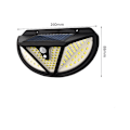 Miniatyrbillede 2 af 5: 2 stk væglampe 118LED udendørs solar lys vandtæt menneskelig krop induktion væg lampet Have gadelys