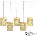Miniatyrbillede 2 af 5: LED Julelys, Fairy Lights String Lights，Indendørs julebelysning Udendørs dekoration LYCXAMES