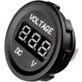 Miniatyrbillede 3 af 5: Universal Vandtæt LED Voltmeter Digital Display Voltmeter til Lastbil Auto Motorcykel DC 12V-24V (Blå)