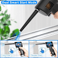 Miniatyrbillede 4 af 5: Trykluftspray, kraftfuld elektrisk støvsuger, elektrisk luftstøver 33000 RPM, med USB-kabel og rensebørste, til Co