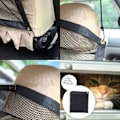 Miniatyrbild 4 av 4: Ecent Bilskydd Nät Pet Net Bil Auto Separation för Hund Katt 115 x 62 cm black