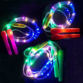 Miniatyrbilde 3 av 3: pojke flicka hopprep Barn hopprep LED-ljus hopprep