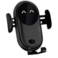 Miniatyrbillede 3 af 4: Smart bil trådløs oplader, rød auto-sensing smart bil telefon holder