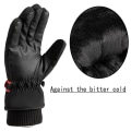 Miniatyrbillede 3 af 5: Mænds Omid snehandsker 3m Nye Shirley snescooterhandsker Mens black