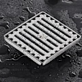 Miniatyrbillede 5 af 5: Gulvafløbsbalje Rustfrit stål Aftageligt afløbsdæksel til badeværelse Brusebad Firkantet toilet Havesi Rustfast 1