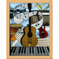 Miniatyrbillede 3 af 5: Diamantmaleri Guitar, Gør-det-selv Krystal Diamantmalerier Maleri efter tal Diamantmaleri Fuldskærm Mosaikbilleder Rhinestone Broderi Cross St
