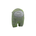 Miniatyrbild 1 av 4: Mascot Plyschdocka Mjuk plyschleksak Mjukdocka Among Us Plyschjulgåva A green