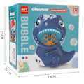 Miniatyrbillede 2 af 3: Automatisk elektrisk belysning Musikboblelegetøj (Dinosaur Bubble Machine Blue)