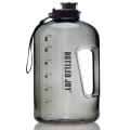 Miniatyrbillede 1 af 3: Jump cover fitness stor kapacitet anti-drop sportsflaske høj temperatur modstand (1600ml sort),