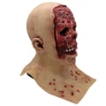 Miniatyrbilde 3 av 4: Hudløst blod ansikt zombie zombie maske blødende maske lateks hodeplagg Halloween dekorasjon rekvisitter