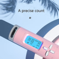 Miniatyrbild 3 av 5: Justerbar digital räkning, hastighetsfritt hopprep med larmpåminnelse Pink