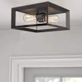 Miniatyrbilde 5 av 5: Innfelt taklampe, antikk retro taklampe for gang, inngang, soverom (uten pære, gull)