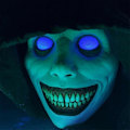 Miniatyrbild 2 av 3: Läskig Exorcist Smiley Mask Halloween kostym rekvisita Green