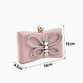 Pikkukuva 1 / 2: Bowknot-iltalaukku Clutch vaaleanpunainen kukkaro naisille