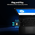 Miniatyrbillede 3 af 5: Sort ABS-materiale + USB-hoved dual frequency driveless trådløst netværkskort mini usb netværkskort