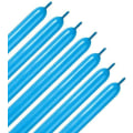 Miniatyrbilde 1 av 5: Lang matt stripe ballong macaron blå ballong stripe 100,