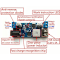 Miniatyrbillede 2 af 5: 24V/12V til 5V 5A Power Buck Modul DC-DC Rocker Power Set med LED