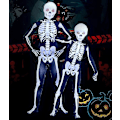 Miniatyrbild 3 av 4: Halloween Kostym Skelett Kostymer För Barn Och Vuxna 150