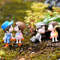 Miniatyrbilde 2 av 10: Par figur bröllopsdag statyer samlarfigurer for hageheminredning