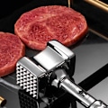 Miniatyrbillede 4 af 10: Kødtenderizer Hammerværktøj/pund til mørning af oksekød oksekød fjerkræ Dobbeltsidet værktøj i rustfrit stål Køkkenudstyr Loose meat hammer