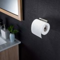 Pikkukuva 3 / 4: WC-paperiteline WC-rullan pidike kylpyhuoneeseen ja keittiöön, ruostumaton teräs, itseliimautuva hopea