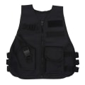 Miniatyrbillede 1 af 5: Tactical Vest til børn Udendørs sportsvest Multiopbevaringsvest (sort S)