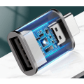 Pikkukuva 5 / 5: Type-C-USB3.0-naarassovitin, USB2.0-USB-C-matkapuhelinsovitin, sovitin ((sinkkiseos) C-naaras-USB2.0-uros (hopea)),