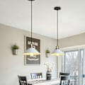 Miniatyrbillede 2 af 4: 3x Retro Pendel Industriel Design E27 Ø 26cm, Pendel Loftslampe Jern Lysekrone Hængelampe til Soveværelse Kitc
