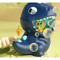 Miniatyrbillede 3 af 3: Automatisk elektrisk belysning Musikboblelegetøj (Dinosaur Bubble Machine Blue)