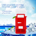 Miniatyrbillede 2 af 8: Mini USB LED Køleskab til Drikkevarer og Drikkedåser - Rød, med Opvarmningsfunktion Red
