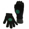 Miniatyrbilde 1 av 3: Celtic FC Unisex strikkede hansker for voksne Black/Green One Size