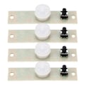 Miniatyrbild 1 av 8: 4-delad solcellslampa kretskort med infraröd kroppsinduktionsstyrmodul för 3,7V elektroniska komponenter