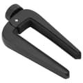 Zinklegering Professionel Justerbar Silikone Guitar Capo Klemme til Bas Ukulele Violin Sort
