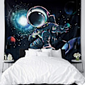 Miniatyrbild 4 av 4: Mandalatapet, Galaxy Gobeläng, Astronaut Gobeläng för barn Man Kvinna Sovrum Väggdekor Gobeläng för rumsinredning (Sur)