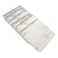 Miniatyrbilde 8 av 8: HT 24 stk firkantede satengservietter 17x17 tommer myke og blanke servietter til bryllup, fester og seremonier i hvit farge. White