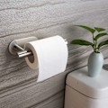 Miniatyrbild 2 av 5: Självhäftande toalettpappershållare - ingen borrande självhäftande toalettpappershållare för badrum i borstat rostfritt stål