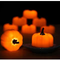 Miniatyrbilde 4 av 4: Halloween simulering LED gresskar elektronisk stearinlys C