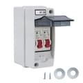 SG Utomhus Vattentät Distributionslåda Strömbrytare MCB C Typ 2 Vägs AC 230V 400V C16+C20