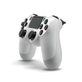 Miniatyrbillede 2 af 4: Hvid 4.0 PS4 trådløs gamepad med lys Bluetooth Wireless PS4 Wireless Vibration 3 Gamepad med lysstangshåndtag,